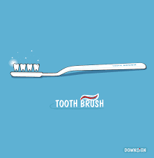 # smile # monster # brush # toothpaste # toothbrush. Tooth Brush Brushing Teeth Dentistry Animated Gif