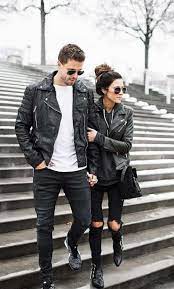 Badass Leather Clothes For Women 030 Fashion Dressfitme Couple Outfits Matching Couple Outfits Leather Jacket Outfits