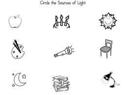 Source Of Light Worksheets Teaching Resources Tpt
