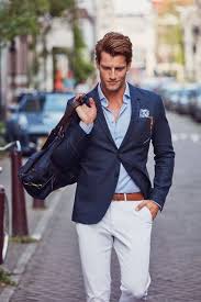 Mens navy blue dress shirt outfit. What To Wear With A Blue Blazer 35 Men S Blue Blazer Outfit Ideas