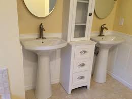 Top10 pedestal sinks for bathroom of 2020 reviewed. Reviews For Kohler Cimarron 4 In Centerset Vitreous China Pedestal Combo Bathroom Sink In Biscuit With Overflow Drain K 2362 4 96 The Home Depot
