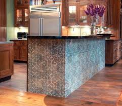 A Tiled Kitchen Island Cultivate Com Eclectic Kitchen Kitchen Island Base Loft Kitchen