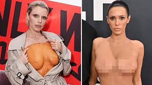 La ex de Kanye West hizo topless en la Semana de la Moda: ¿Palo para Bianca  Censori?