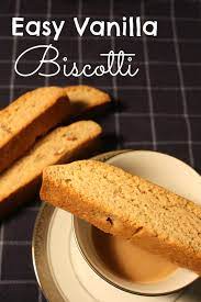 Vanilla Biscotti Recipe Easy Biscotti Recipe Biscotti Recipe Recipes