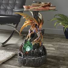 Dragon Fountain Table Montgomery Ward Dragon Decor Dragon Table Table Fountain