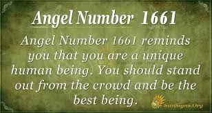 Angel Number 1661 Meaning 