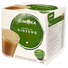 Caffè monorigine 100% arabica dalla colombia per un espresso dolce e delicato, con una caffè al ginseng in capsule compatibili dolce gusto di passione 88. Capsule Dolce Gusto Compatible Gimoka Cafe Ginseng 16 Capsules