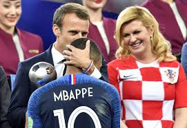 Forbes writes about the croatian president: French President Macron Has Plenty Of Fun At World Cup Final Taiwan News 2018 07 16 04 06 36