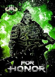 For Honor The Samurai Poster Print By Nguyen Dinh Long Displate For Honor Samurai Art Poster Prints