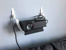 Diy Mini Projector Wall Mount No Drilling Projector Wall Projector Wall Mount Diy Projector
