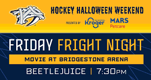 Beetlejuice is a stage musical that was based on the film that came out more than 30 years ago of the same name. Friday Fright Night Bridgestone Arena