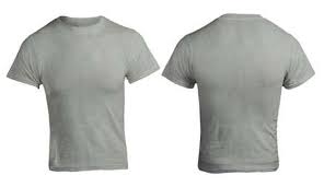 Download Grey Heather Color T Shirt Mock Up Front And Back View Isolated Stock Photo Picture And Royalty Free Image Image 139270498