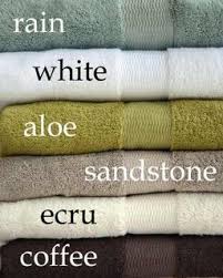 Bath Linens Find Shower Curtains Towels And Bath Mats Online Bathroom Color Schemes Bathroom Color Bathroom Towels Colors