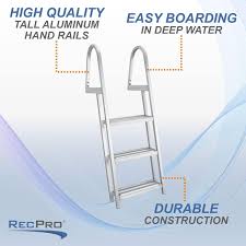 Boat Ladder Boat Dock Ladder Hardware Kit (Fits RecPro AL-A3/A4/A5/C4  Ladders) Pontoon Boat