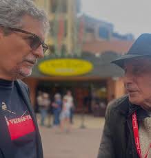 Com o grande Ed Lachman, Diretor de Fotografia.