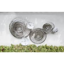 Weitere ideen zu wanddeko wohnzimmer, wanddeko, wanddeko schlafzimmer. Gilde Wanddekoobjekt Wandrelief Circles Weiss Silberfarben Wanddeko Aus Metall Wohnzimmer Kaufen Baur