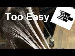 Balayage Technique Ribbon Weave Very Easy Hair Youtube Balayage Technique Balayage Hair Techniques