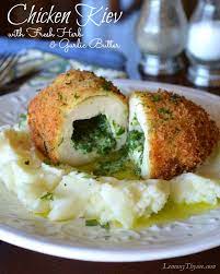 Chicken Kiev With Fresh Herbs Garlic Lemony Thyme Recipe Chicken Kiev Fodmap Recipes Chicken Main Dishes