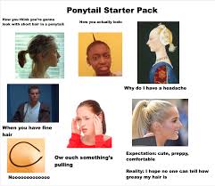 Ponytail Starter Pack R Starterpacks Starter Packs Know Your Meme