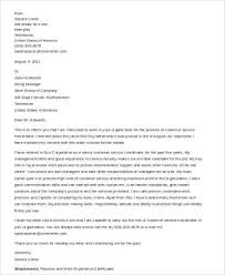 Free 7 Sample Cover Letter For Customer Service In Ms Word Pdf