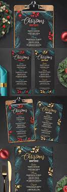 Christmas day & christmas eve dinners at restaurants on long. Christmas Dinner Party Menu By Barcelonadesignshop On Envato Elements Christmas Party Menu Christmas Menu Design Dinner Party Menu