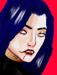 Hope it's Oki but I thought I'd share one of my newest ladies, Garuda, the  Blood Queen 🦇