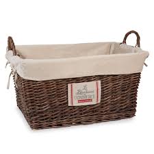 Maisons Du Monde Laundry Basket Panier A Linge En Vannerie Faubourg