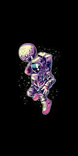 Dark Iphone Wallpaper 4k Papel De Parede De Astronauta Papel De Parede Para Iphone Papeis De Parede Para Download
