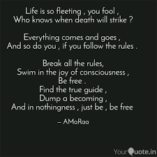 Mono no aware is a japanese expression, there is no exact translation of the term but is used to illustrate the concept of impermanence of life and the bittersweet emotions that this awareness of the fleeting invokes in us. Life Is So Fleeting You Quotes Writings By Mohan Raja Asanapuram Yourquote