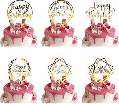 366 best birthday cake free video clip downloads from the videezy community. 6 Pcs Happy Birthday Cake Topper Gold Geburtstag Kuchen Topper Tortenstecker Fur Geburtstagsdeko Acryl Cupcake Topper Fur Kindergeburtstag Baby Shower Tortendeko Kuchendeko Glitzer Party Dekoration Amazon De Spielzeug