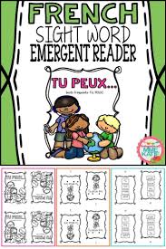 Free French Book For Emergent Reader High Frequency Words Set 7 Sample March Learn French French Emergent Readers French Language Lessons