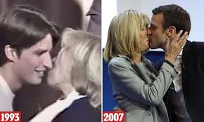 How Macron And His 64 Year Old Wife First Fell In Love Brigitte Wife And Kids Emmanuel Macron Wife