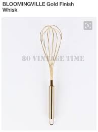 80 vintage time出口北欧新品黄铜质感烘焙用金色打蛋器蛋抽 淘宝网 gold gold finish items