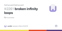 broken infinity loops · Issue #2261 · OwlCarousel2/OwlCarousel2 ...