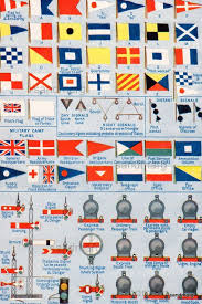 Chart Of Flags Pennants Signals Nautical Sailing Military