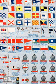 chart of flags pennants signals nautical sailing military