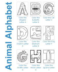 Letters and alphabet coloring pages. Color The Animal Alphabet Abc Coloring Pages Alphabet Worksheets Preschool Alphabet Preschool Alphabet Coloring Pages