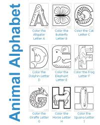 Free printable coloring pages for uppercase and lowercase letters for kids. Color The Animal Alphabet Abc Coloring Pages Alphabet Worksheets Preschool Alphabet Preschool Alphabet Coloring Pages