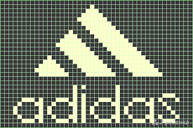 Adidas Logo Vyazanyj Kryuchkom Gobelen Modeli Stezhkov Uzory Dlya Vyshivki Krestikom
