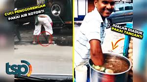 Belajar gambar #gambar lucu #gambar aneh. Aksi Jorok Pedagang Saat Berjualan Ini Bikin Mual Youtube