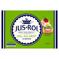 Jus Rol 36 Vol Au Vent Cases Frozen At Ocado Vol Au Vent Fresh Food Delivery Pastry