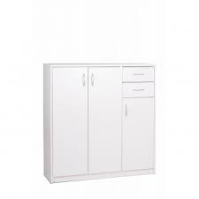 Kommode büroschrank mehrzweckkommode mod.mj394 buche weiß hochglanz. Adana Weiss Hochglanz Sideboard Mehrzweck Kommode Beistellkommode Mit 3 Laden Kaufen Bei Deine Tante Emma