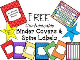 Mix n' match home management binder printables by fab n' free. Free Editable Binder Covers By Brooke Brown Teach Outside The Box