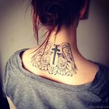 If you want a small or heavily inked piece around your neck, you can find some inspiration in our list below. 36 Heavenly Cross Neck Tattoo Designs