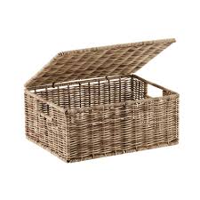 Sterilite 20 gallon heavy duty plastic gasket tote stackable storage container box with lid and latches for home organization, (8 pack) sterilite. Storage Bins With Lids The Container Store