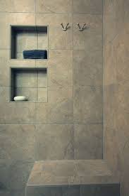 Tile Showers With Bench And Shelves Tile Shower With Recessed Shelves And Bench Recessed Shower Shelf Recessed Shelves Diy Bathroom Remodel