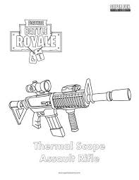 Fortnite battle royale free printable coloring pages for kids. Ajicukrik Fortnite Coloring Pages Guns