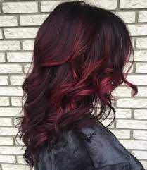 The impact of highlights on hairstyles cannot be underemphasized. 49 Of The Most Striking Dark Red Hair Color Ideas