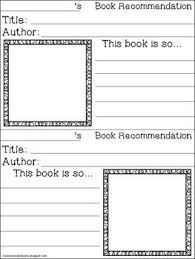 Freebie Student Book Recommendation Forms For Bulletin Board Book Recommendation Form Book Recommendations Bulletin Board Book Recommendations
