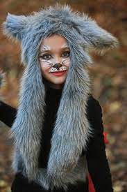 Diy Halloween Kids Costumes Little Red Riding Hood And Wolf Fannice Kids Fashion Diy Halloween Costumes For Kids Wolf Costume Kids Halloween Diy Kids